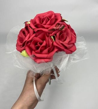 Свадебный букет из роз