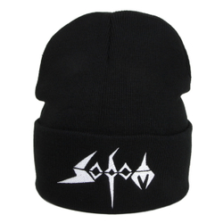 Зимняя шапка с вышивкой группы Sodom