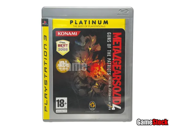 PS3 Metal Gear Solid 4: Guns of the Patriots (Б/У, Английская версия, BLES-00246)