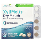 OraCoat, XyliMelts®, средство от сухости во рту, мягкая мята, 40 таблеток