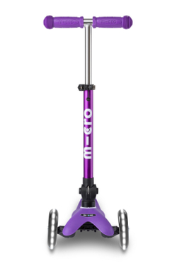 Самокат Mini Micro Deluxe складной LED сиреневый