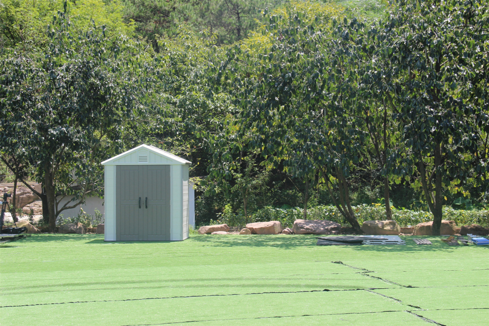 Садовый пластиковый сарай HouzBlock Comfort-1 7,5x4