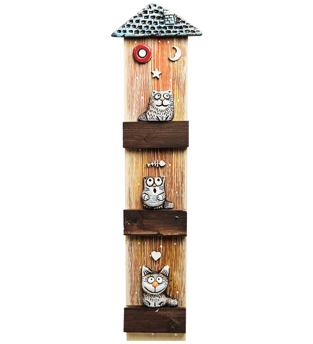 КоКо Шамель KK-514 Панно «Кошачий дом» шамот