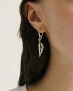 Моносерьга-кликер Basic S с подвеской Ukko