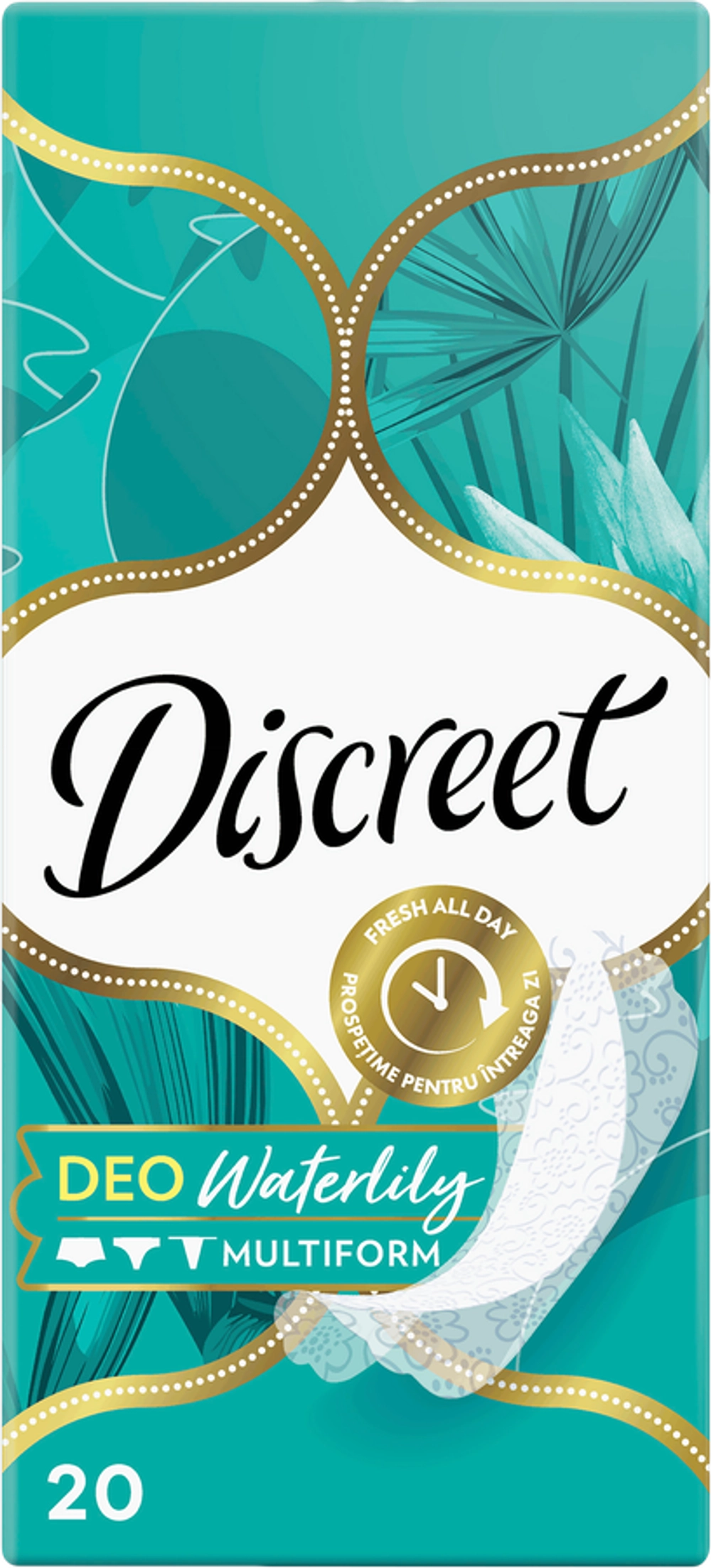 Discreet Ежедневные прокладки Water Lily 20шт