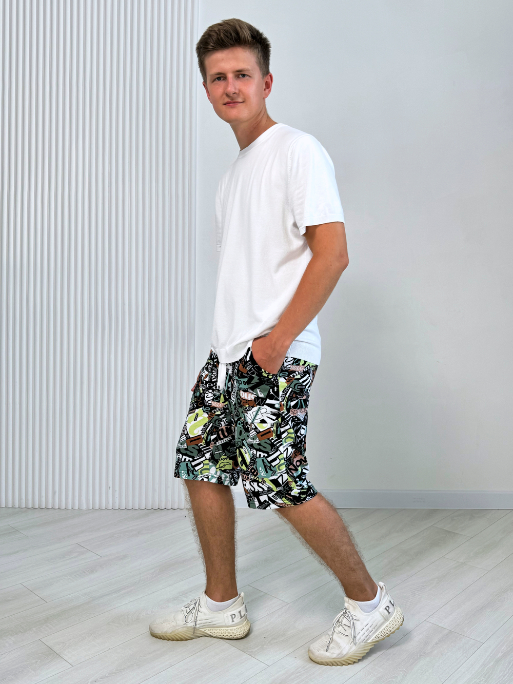 Шорты для мальчика подростковые "Буквы"