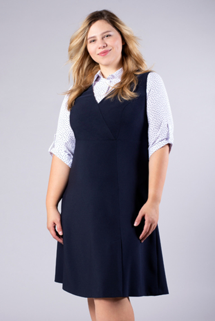 Сарафан женский 3570ВЕ, Тёмно тёмно син #70ТТСи083570ВЕ