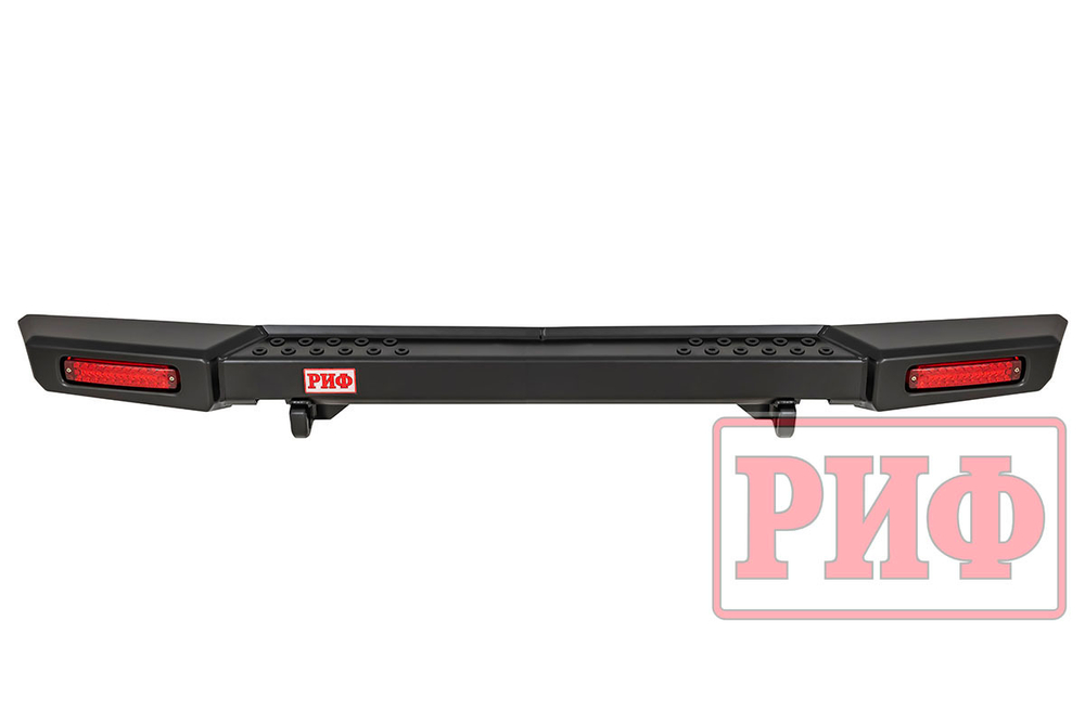 Бампер силовой задний УАЗ Буханка с фонарями, возможностью установки фаркопа, лифт 65 мм РИФ