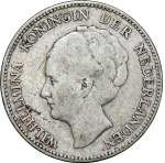 Netherlands, 1 Gulden, 1923 – Queen Wilhelmina, VG