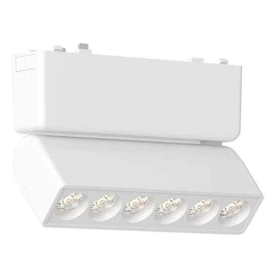 ST675.546.06 Магнитный трековый светильник Белый LED 1*6W 4000K 360Lm Ra>90 IP20 L122xW26xH80 48V СКАЙФЛЕТ