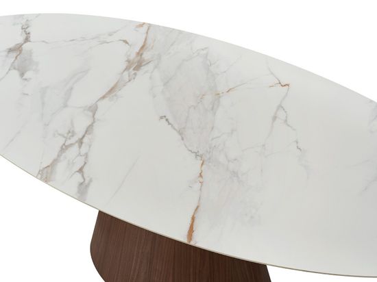 Стол овальный обеденный Carrara 230