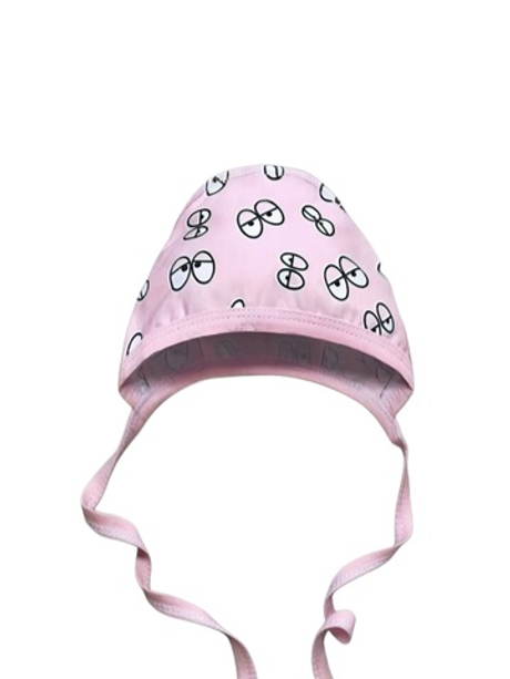 Чепчик Глазки pink