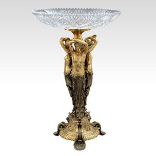 Ваза "Три Нимфы" (с хрустальной чашей)