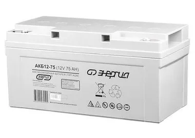 Аккумуляторы Энергия АКБ 12-75 - изображение 1 Аккумуляторы Энергия АКБ 12-75 - фото 1