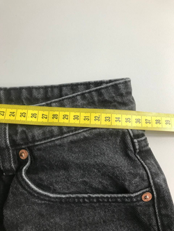 Джинсы Zara черные, маркировка 38, визуально 44 размер