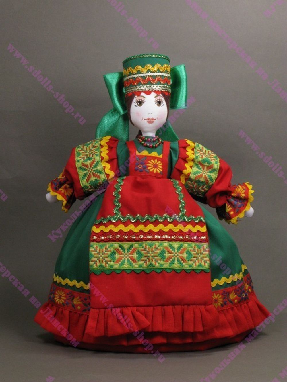 Текстильная Кукла-Грелка на чайник