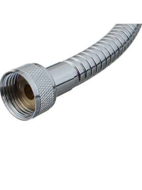 Шланг для душа 175 см с защитой от перекручивания ANTI-TWIST MKP34425BL нержавеющая сталь 2-й зажим растягивающийся Melodia della Vita