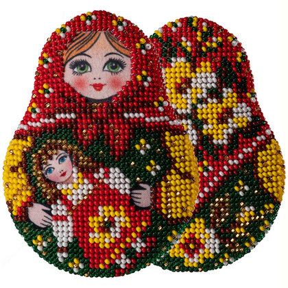 Матрёшка с куклой