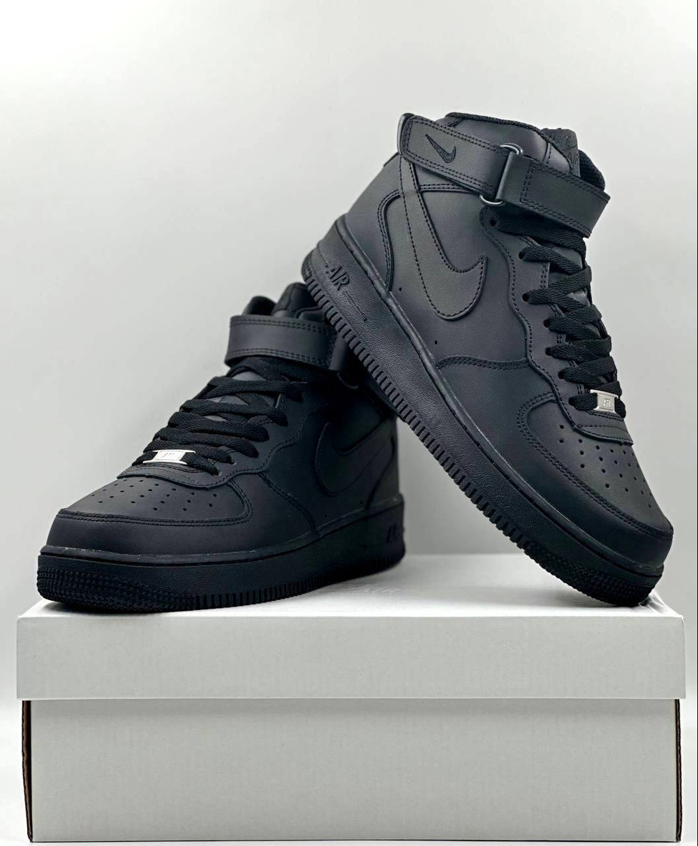 Кроссовки Nike AirForce 1High #N145 (черн.)