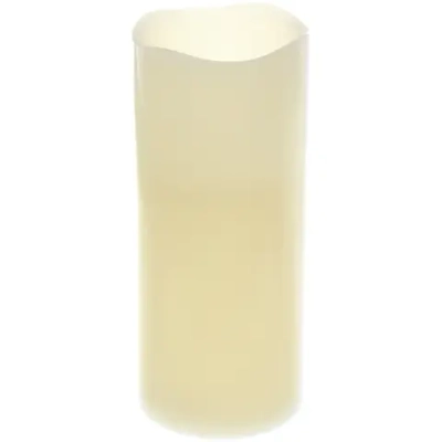 Сувенир с подсветкой «Свеча восковая - Звездная» 7,5*17,5 см - облита воском (работает от батареек 3 ААА)