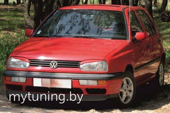 Реснички на фары косые для Volkswagen Golf 3