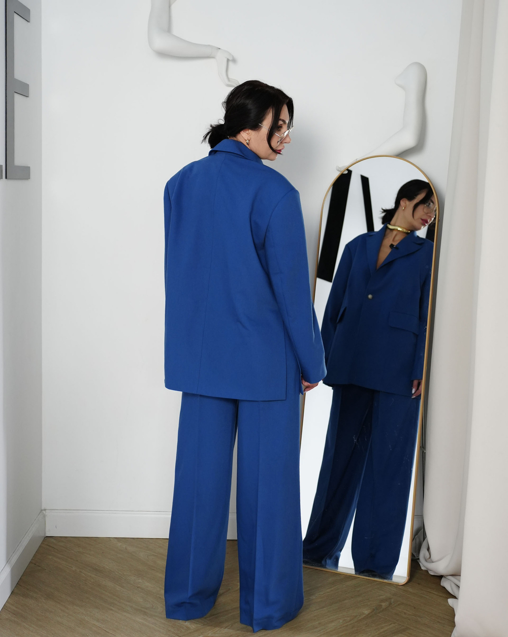 Пиджак "Тот самый" оверсайз в синем