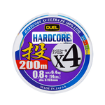Пл.шн. Duel PE Hardcore X4 200m 5Color-Yellow-Marking #0,6 (0,132мм) 5,4kg