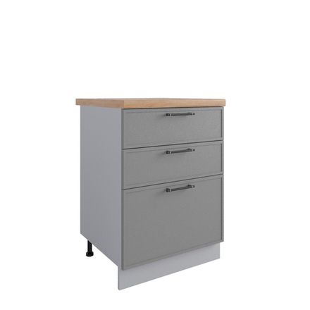 Кухня Модуль СЯШ 600 Марта Графит Скин