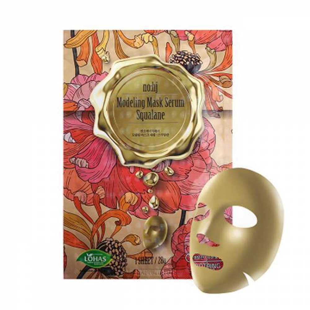 Тканевая маска для упругости кожи со скваланом NOHJ Modeling Mask Serum Squalane