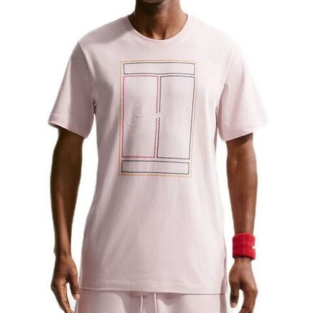 Теннисная футболка Nike Court Heritage Tennis - slit red