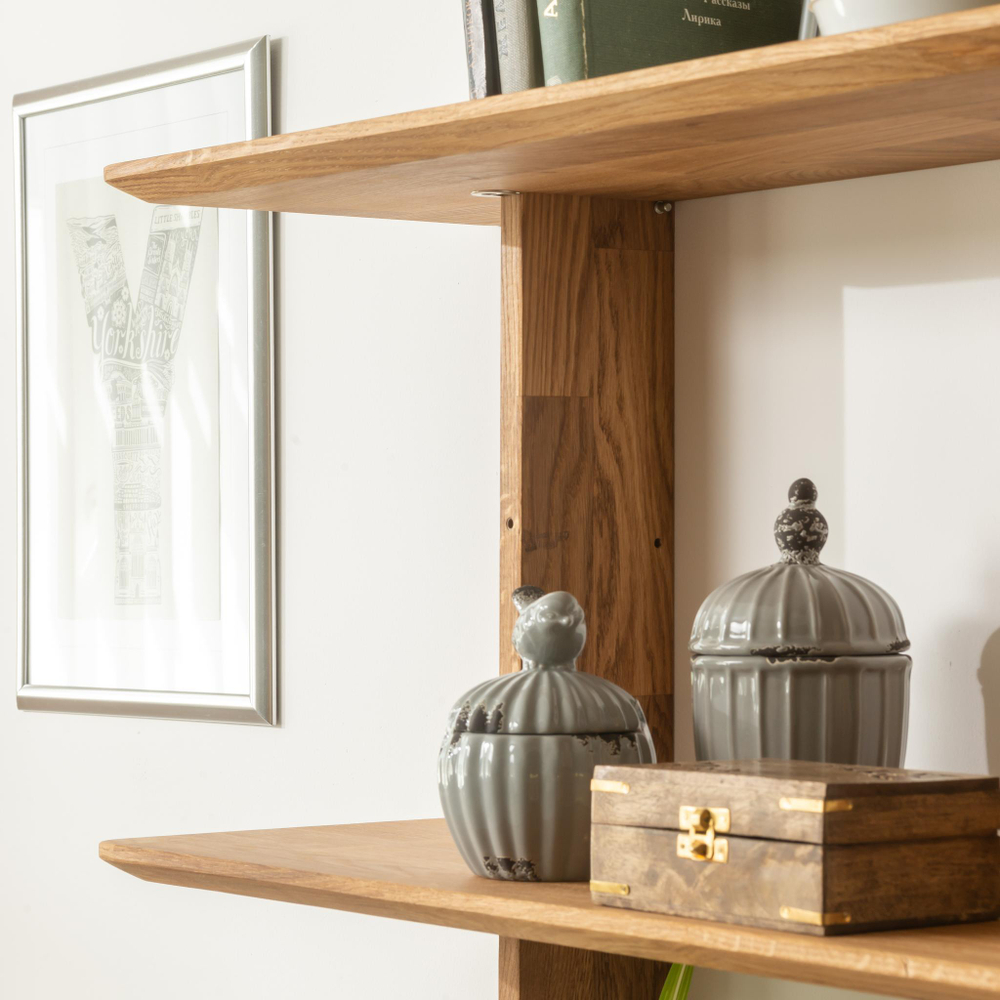 Стеллаж из массива настенный Берг 1