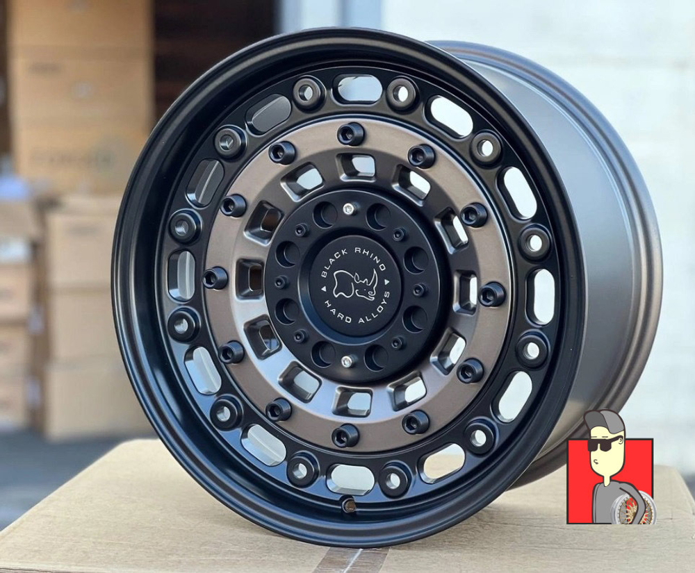 Комплект дисков Fuel Off-Road Black Rhino 16x8 et0 6x139.7