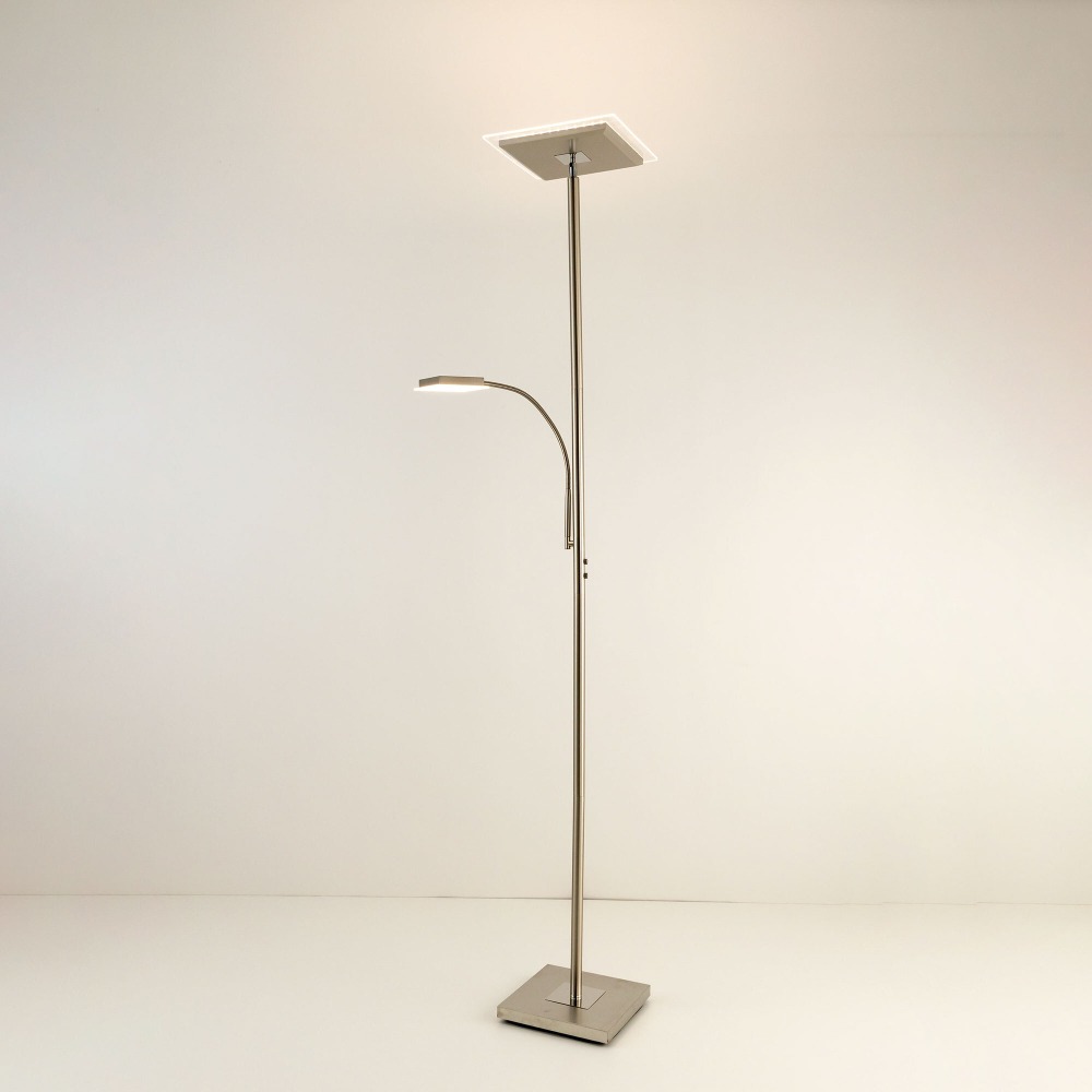 Citilux Харди CL802011 LED Торшер с диммером Матовый Хром