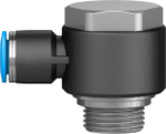 QSLV-G3/8-8 Угловой штуцер с цанговым зажимом и резьбой