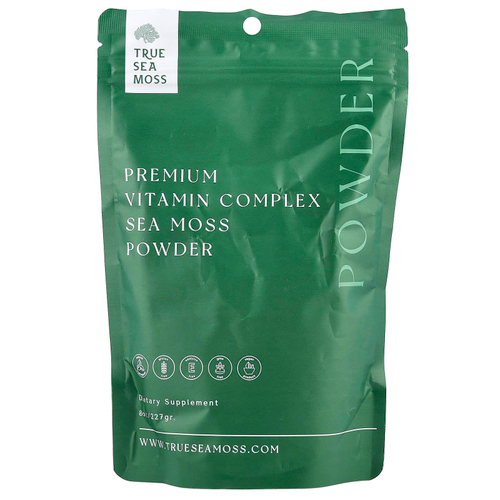 True Sea Moss, Комплекс витаминов премиального качества в порошке с морским мхом, 227 г (8 унций)