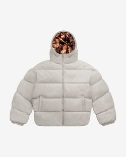 Пуховик Unity Puffer 2.0 crumpled светло-серый
