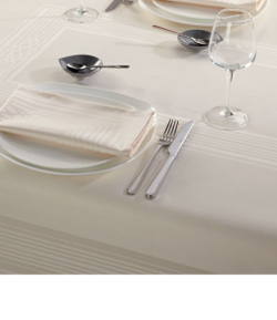 Скатерть 160x300 Curt Bauer Fuga white белая