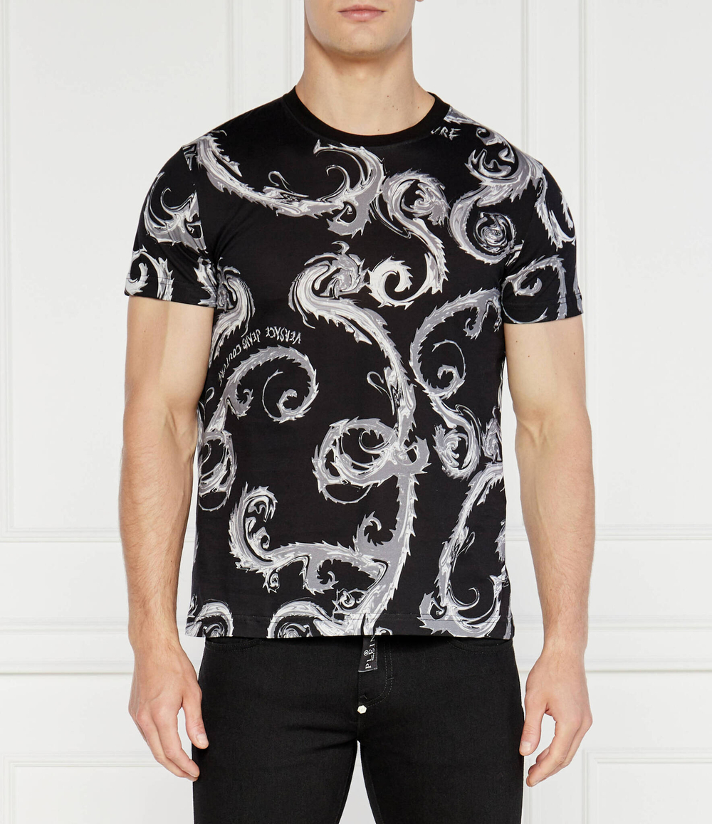 Футболка Versace Jeans Couture - черный(77GAH6S0JS388)