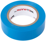 Изолента ПВХ самозатухающая willmark 19 мм х 0,16 мм х 10 м ( синяя ) 11011