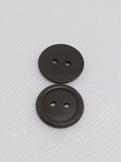 Пуговица 28L (18мм) 2 прокола, пластик, 1 шт