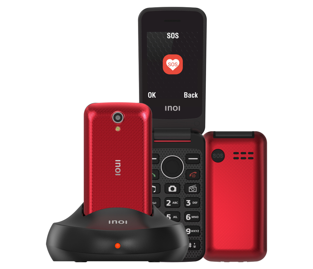 GSM мобильный телефон INOI 247B (2sim) +з/у станция