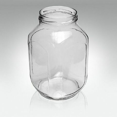 Банка Кубышка стекло 3 литра винт D100 с мет.крышкой