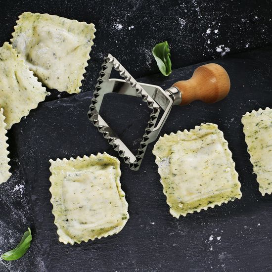 Пресс-форма для печенья, равиоли, пельменей Kamille KM 6520 квадратная