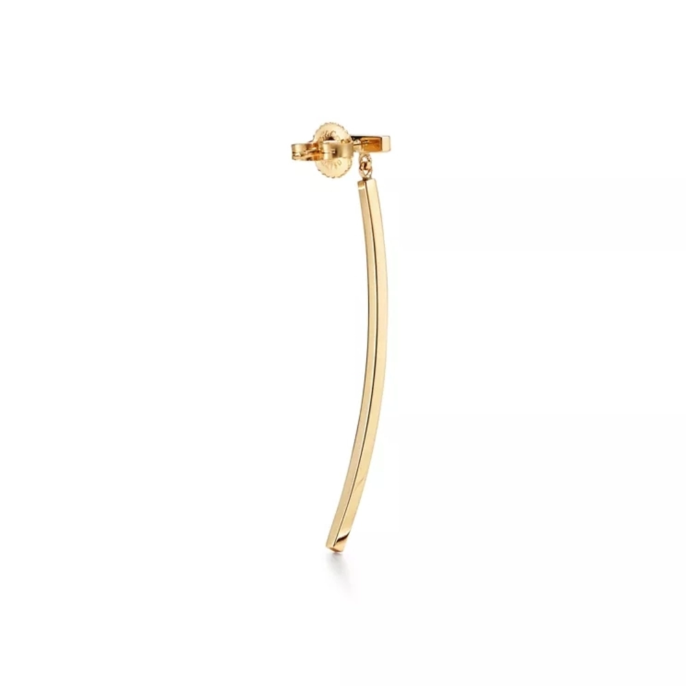 Серьги из жёлтого золота 18k,Tiffany 💠T