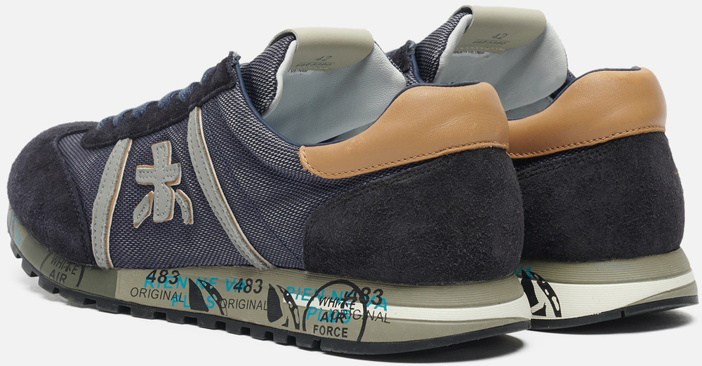 Premiata Lucy 5390 мужские синие спортивные