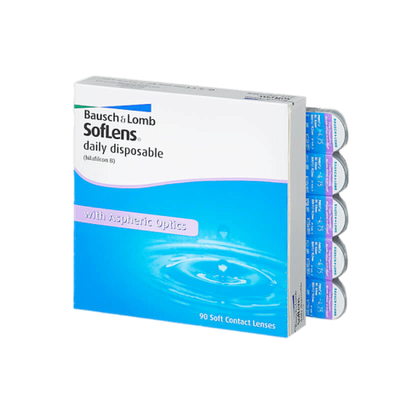 Однодневные контактные линзы SofLens Daily Disposable (уп. 90 линз)