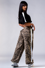 Брюки Oversized Sweatpants POWER 896 LIGHT BROWN CAMO