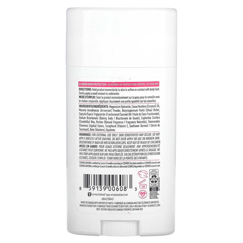 Schmidt's, Натуральный дезодорант, роза и ваниль, 75 г (2,65 унции)