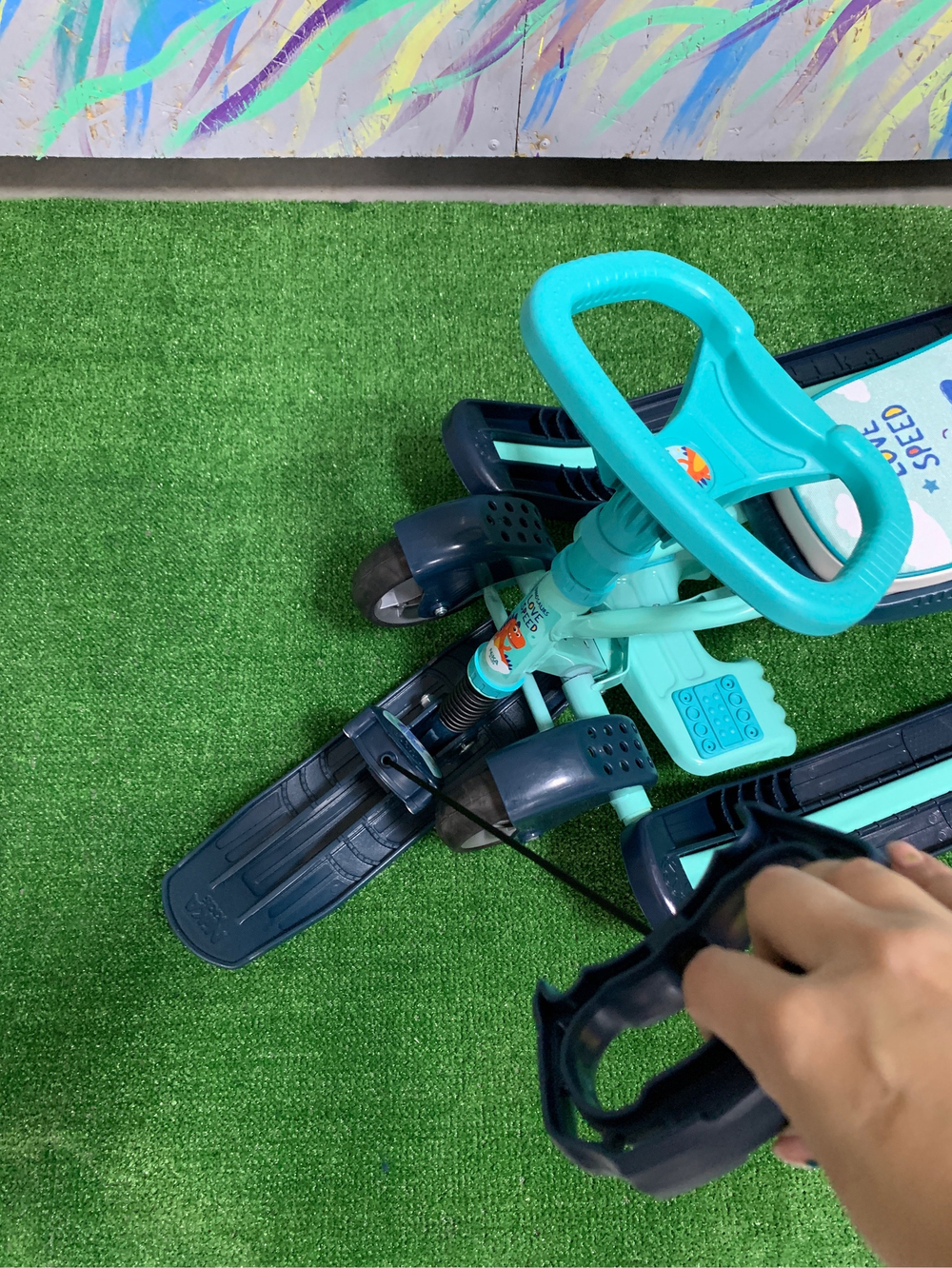 Снегокат «Тимка спорт 6» с динозавриком (арт. ТС6/Д)