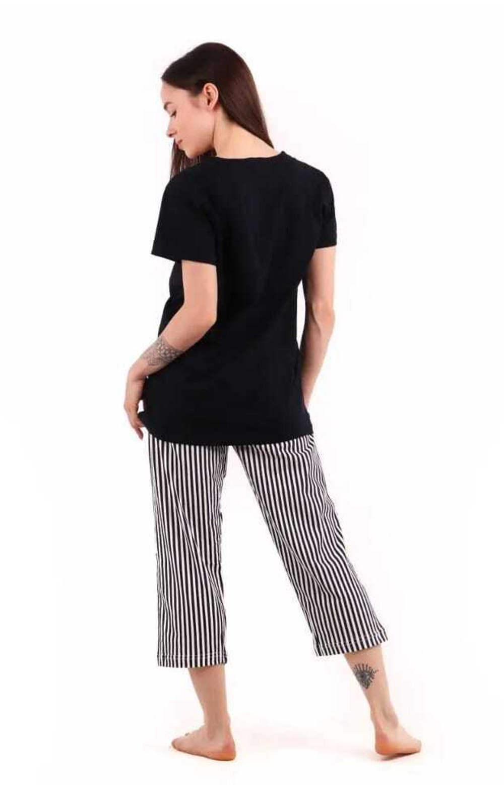 Пижама х/б бриджи+футболка УБФ00022